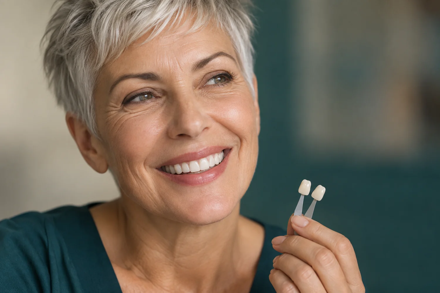 Valutazione del colore dentale per un sorriso naturale